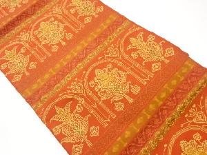 更紗模様織出し名古屋帯